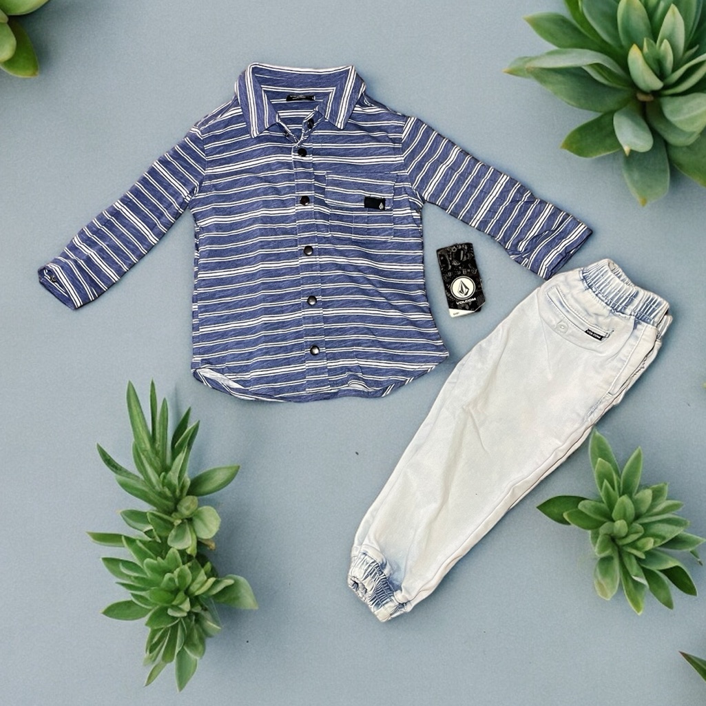 Blue Volcom Set
